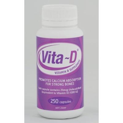 Vita-D 強健骨骼天然維生素（D31000IU）膠囊 250粒