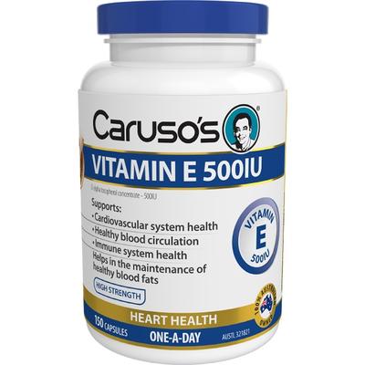 Caruso's 天然維生素E 500IU營養膠囊 150粒