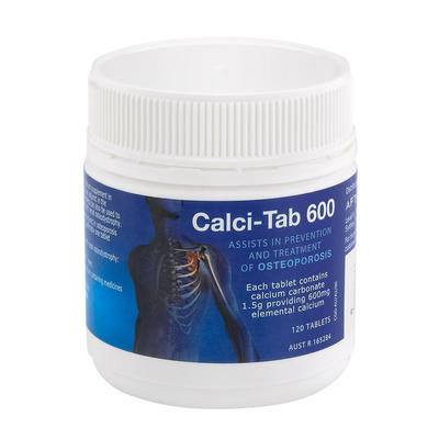 Calci-Tab 卡爾奇健骨補鈣片 600mg（增強骨骼強度）120片