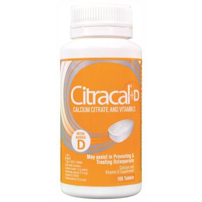 Citracal+D 拜耳鈣片 100片（含Vd/補鈣/孕婦老人）