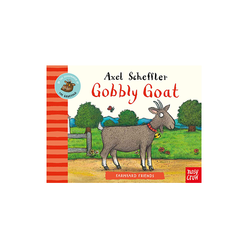 英文原版繪本 Farmyard Friends: Gobbly Goat 紙板書 咕嚕牛作者 名家Axel Scheffler 兒童啟蒙圖畫故事書 大嘴鳥 Nosy Crow