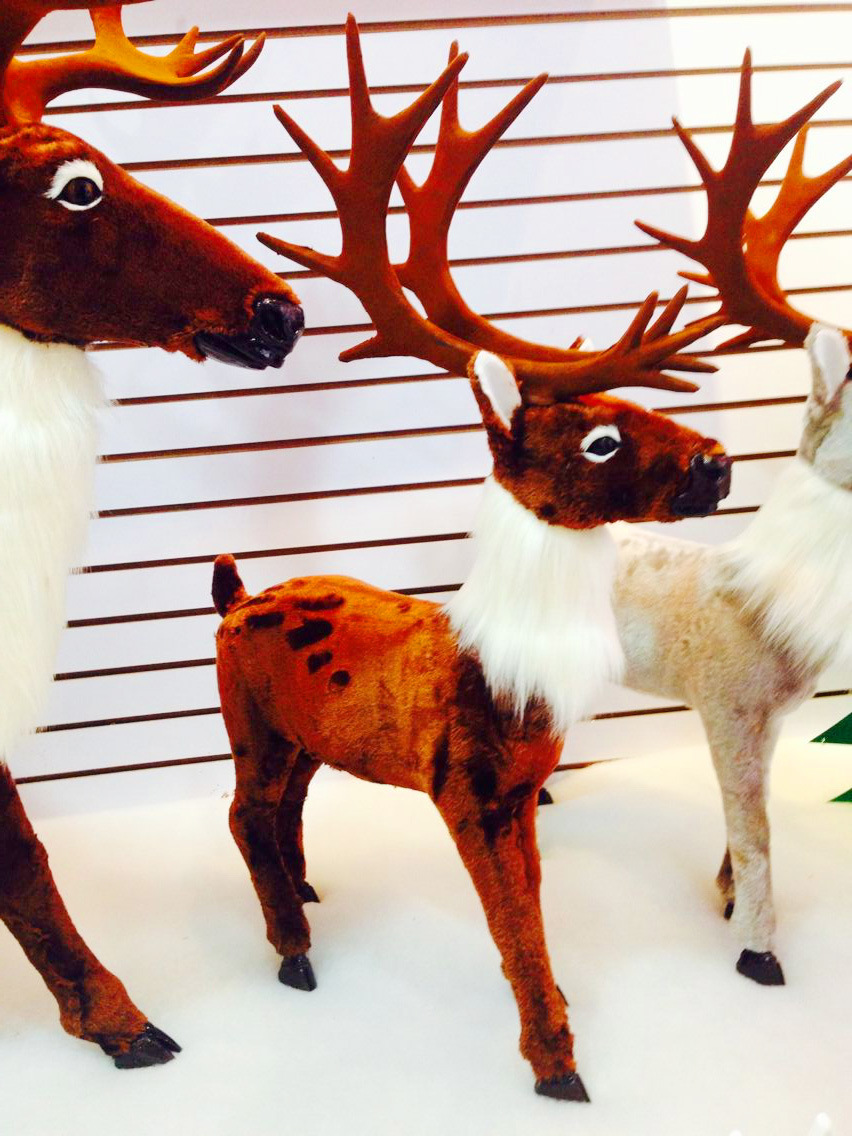大型聖誕馴鹿糜鹿梅花鹿鹿 場景道具工藝品擺件裝飾品