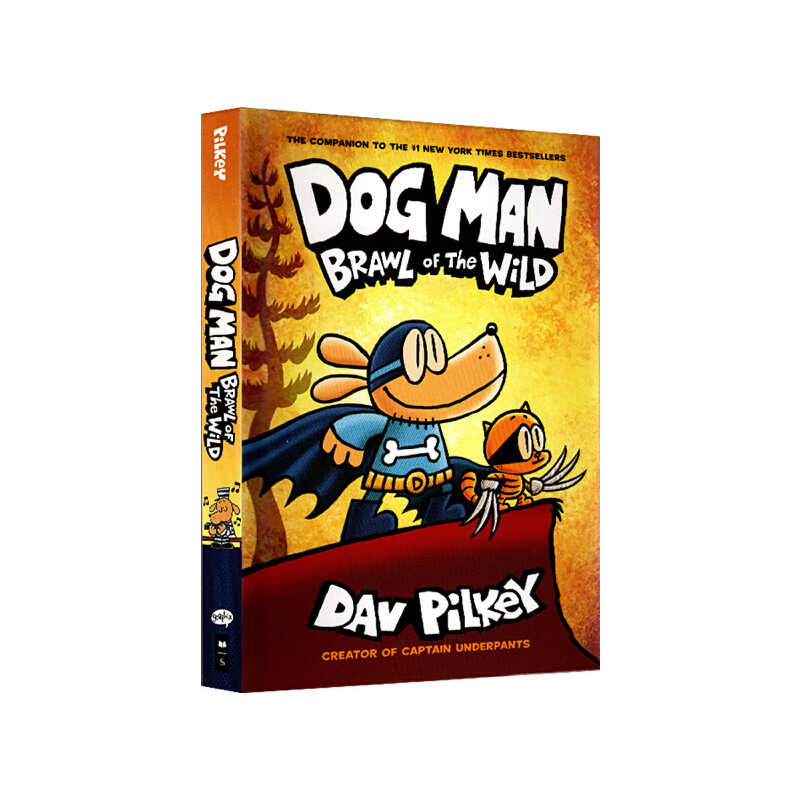 神探狗狗冒險系列6 英文原版 Dog Man The Adventures of Dog Man Unleashed 兒童幽默漫畫 Dav Pilkey