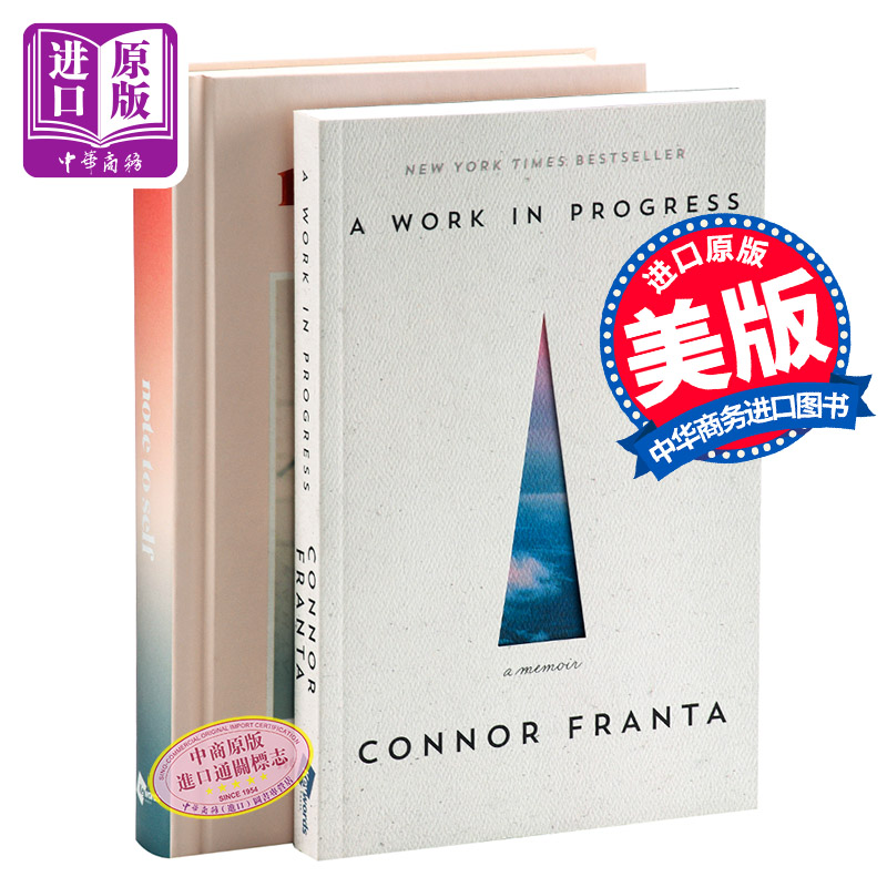 網絡紅人Connor Franta 自傳 2冊套裝 英文原版 人物傳記 A Work in Progress Note to Self 寫給自己 油管紅人 康納·福蘭特 康康