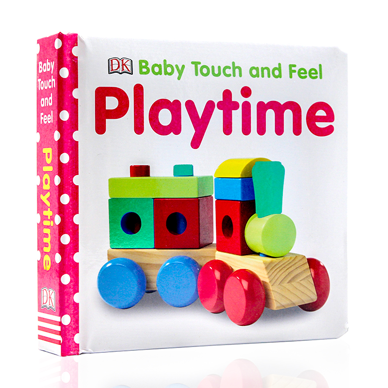 DK寶寶習慣養成觸摸書4冊英文原版繪本Baby Touch and Feel Mealtime/Playtime/Bedtime/Bathtime吃飯玩耍洗澡睡覺0-3歲紙板書