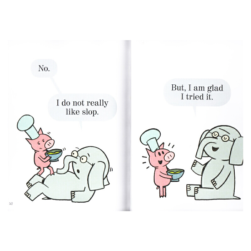 小豬小象系列 An Elephant and Piggie Book 英文原版 I Really Like Slop! 我喜歡剩菜！Mo Willems 莫·威廉斯