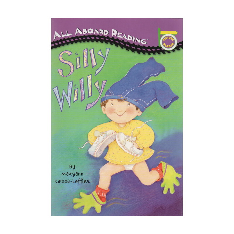 英文原版 Silly Willy 汪培珽第一階段 All Aboard Reading 笨蛋威利 兒童啟蒙教育學習圖畫書