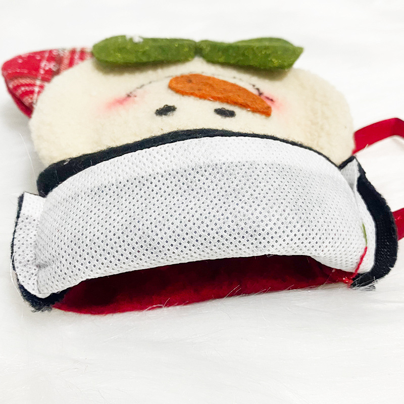 港之戀聖誕襪子兒童禮物袋 聖誕節裝飾品聖誕老人雪人糖果袋掛飾
