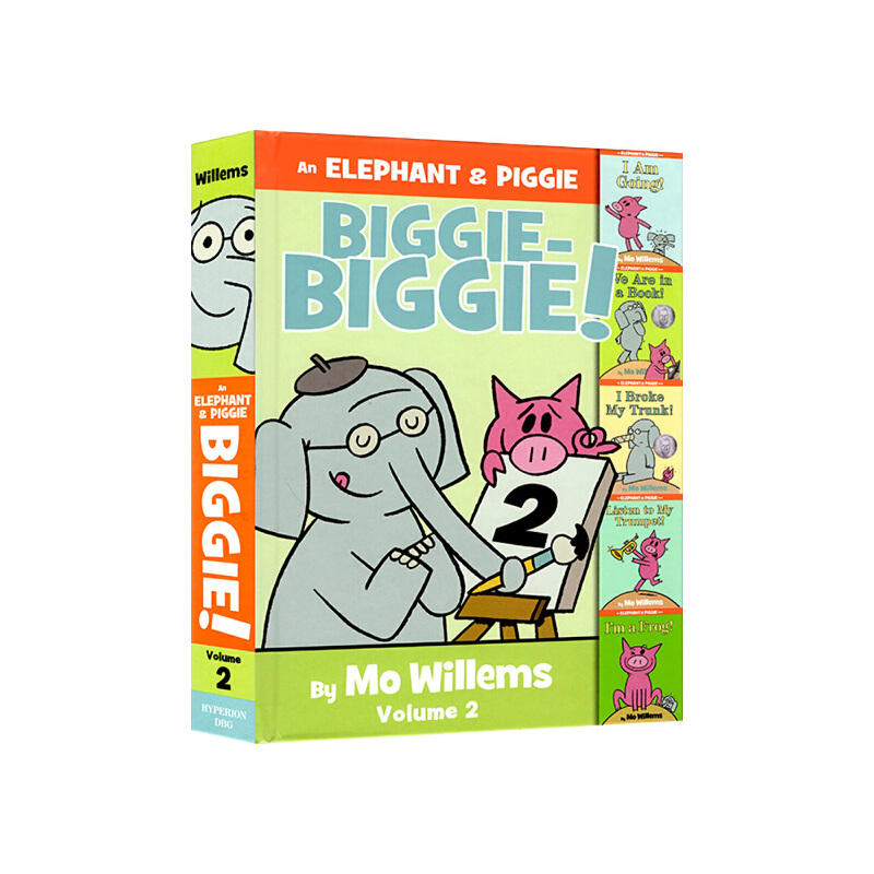 現貨 小豬小象5個故事合集第2部 英文原版 An Elephant & Piggie Biggie Volume 精裝 情商教育培養繪本 莫威廉斯 Mo Willems