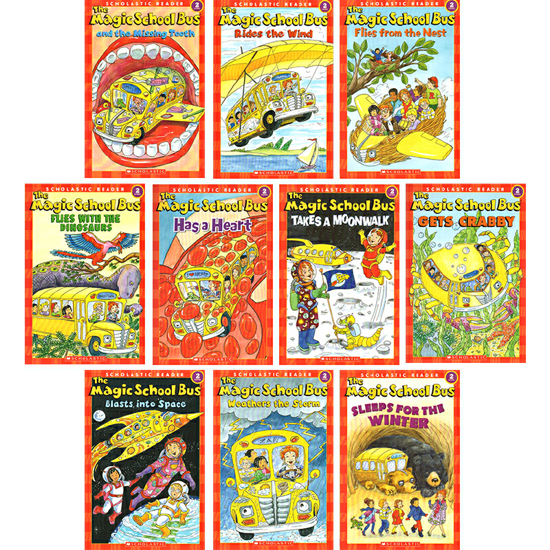 #神奇校車英文版 全20冊 The Magic School Bus Science Readers 一二輯第二階段繪本圖畫故事書分級讀物橋樑書 可搭小偵探內特
