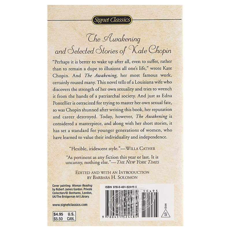 覺醒 英文原版 The Awakening and Selected Stories of Kate Chopin Kate Chopin Penguin Books Australia Ltd