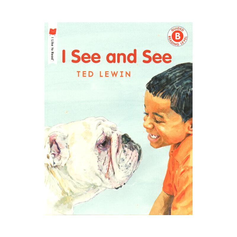 英文原版 I See And See 兒童親子英語啟蒙繪本圖畫書 I Like to Read Level B