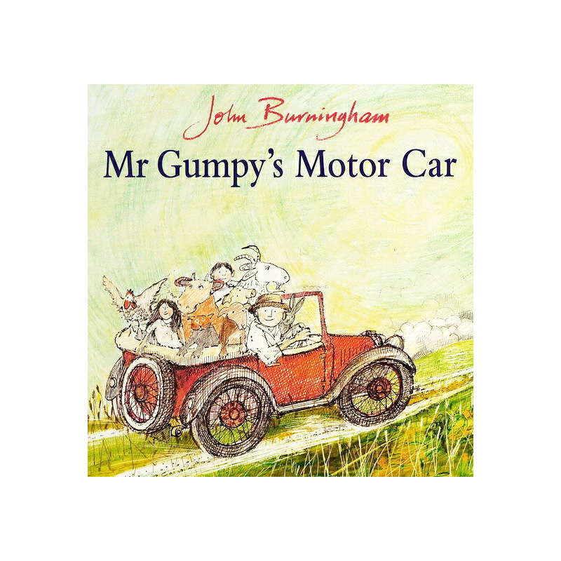 英文原版繪本 Mr.Gumpy's Motor Car 和甘伯伯去兜風 John Burningham 韻文  廖彩杏書單