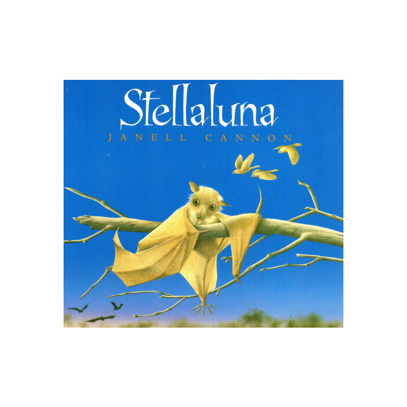 #英文原版 Stellaluna 星月 珍妮兒肯儂 兒童經典繪本紙板書 親子互動晚安故事 情感培養 兒童睡前圖畫故事書讀物