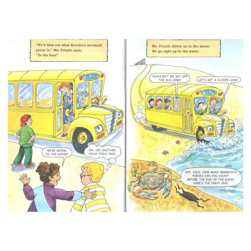 #神奇校車英文版 全20冊 The Magic School Bus Science Readers 一二輯第二階段繪本圖畫故事書分級讀物橋樑書 可搭小偵探內特
