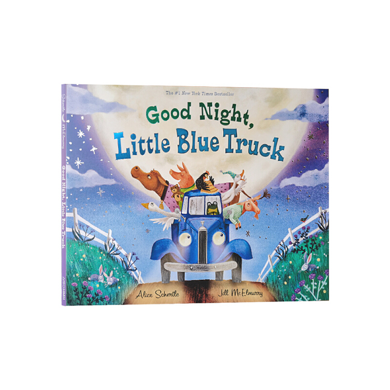 英文原版 Good Night, Little Blue Truck 晚安，藍色小卡車精裝 晚安故事 親子閲讀繪本故事圖畫書