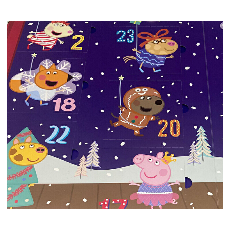 小豬佩奇 粉紅豬小妹翻翻書 英文原版 Peppa Pig 2021 Advent Book Collection 24本節日禮品故事書 兒童啟蒙節日繪本 聖誕節