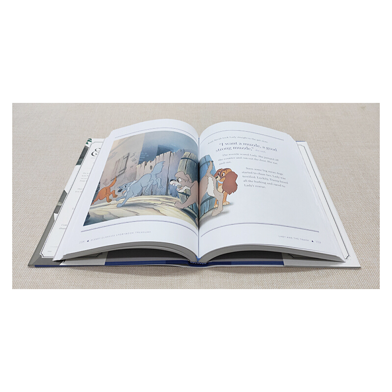 英文原版 Disney Classics Storybook Treasury 迪士尼5個故事合集 彩色插圖精裝繪本 兒童課外讀物 親子共讀 獅子王/小飛俠/泰山
