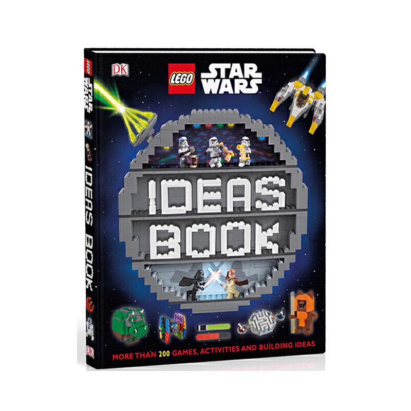 英文原版 DK樂高星球大戰創意書 LEGO Star Wars Ideas Book DK百科書 樂高創意搭建益智活動書