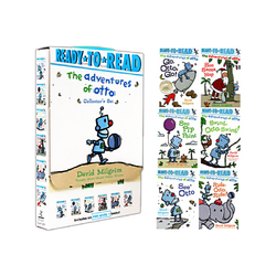 英文原版 The Adventures of Otto 機器人冒險 6冊盒裝 分級讀物 Ready to Read L1 兒童啟蒙閲讀繪本 幽默搞笑故事書