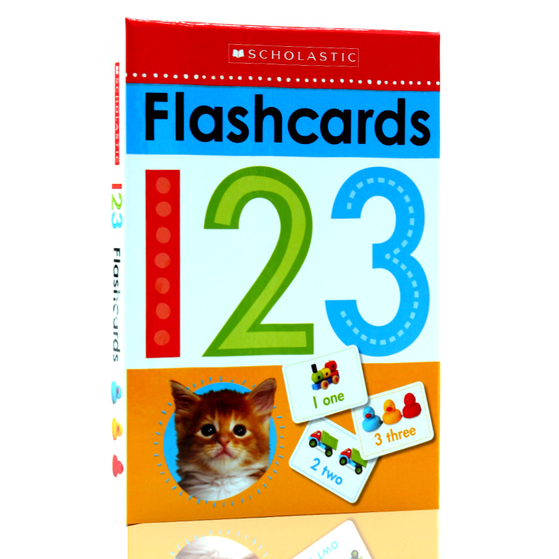 數字啟蒙可擦寫 Write and Wipe Flashcards 123 Scholastic Early Learners 英文原版學樂低幼啟蒙早教 數字學習字卡