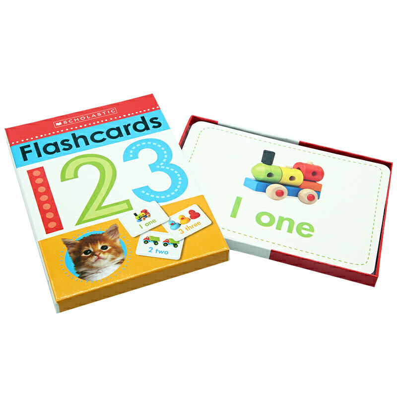 數字啟蒙可擦寫 Write and Wipe Flashcards 123 Scholastic Early Learners 英文原版學樂低幼啟蒙早教 數字學習字卡
