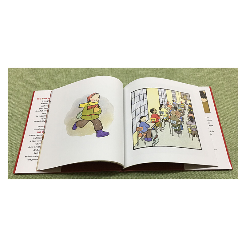 英文原版繪本 The Red Book 小紅書 紅色的書 凱迪克大獎 Barbara Lehman 精裝 兒童友誼繪本圖畫書