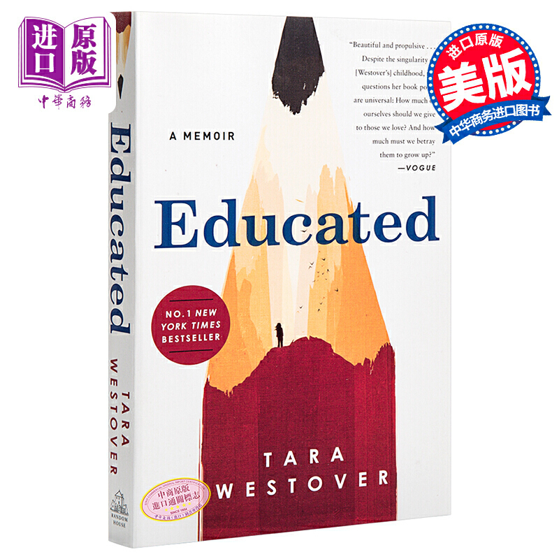 你當像鳥飛往你的山 英文原版 受教 回憶錄 教育改變人生 比爾蓋茨推薦 紐約時報暢銷書Educated:A Memoir Tara Westover Random House US