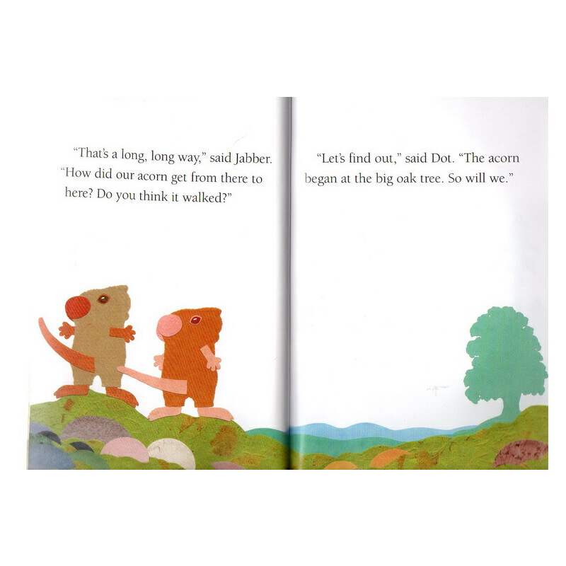 英文原版 Dot & Jabbe 2冊合售 Ellen Stoll Walsh 兒童動物分級讀物繪本 Green Light Readers L2