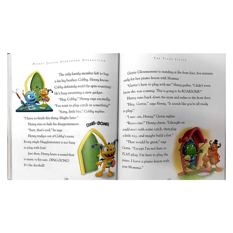 英文原版 Disney Junior Storybook Collection 精裝 青少年故事繪本合集 18個經典迪士尼人物 親子睡前故事讀物
