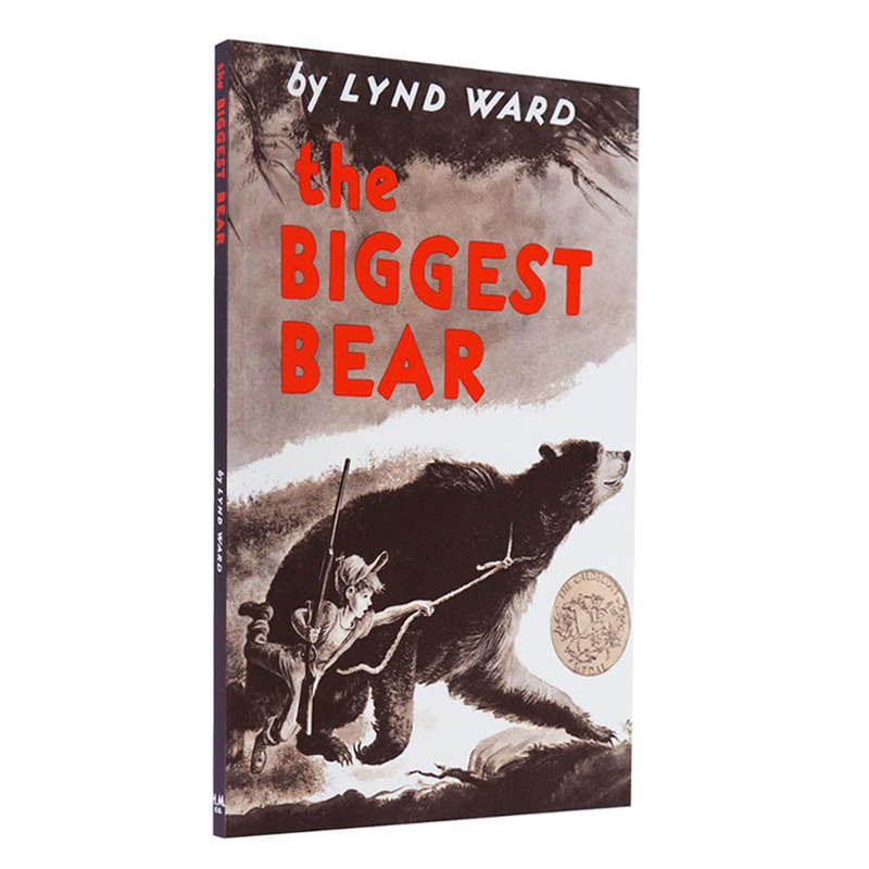 The Biggest Bear 英文原版繪本 大大的熊 凱迪克大獎繪本 汪培珽第三階段88頁大厚本 林德瓦爾德 LyndWard