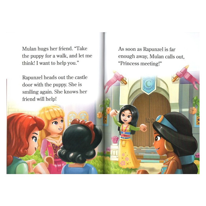 英文原版 World of Reading:LEGO Disney Princess 3冊 樂高城市女孩公主系列 兒童分級讀物