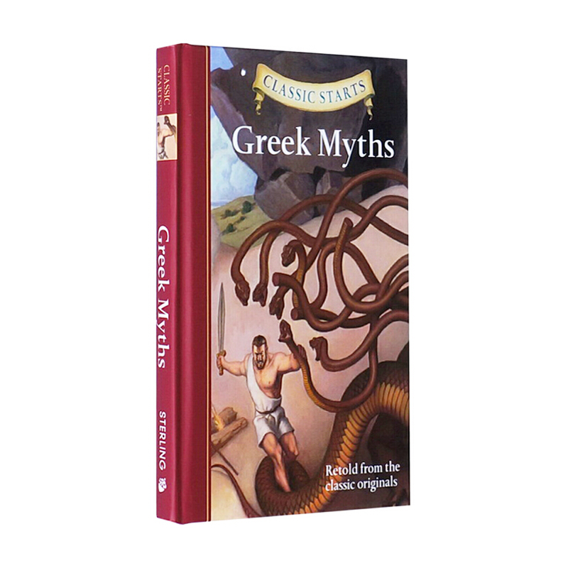 英文原版 Classic Starts Greek Myths 希臘神話 專門為孩子編的名著讀本 精裝 小説
