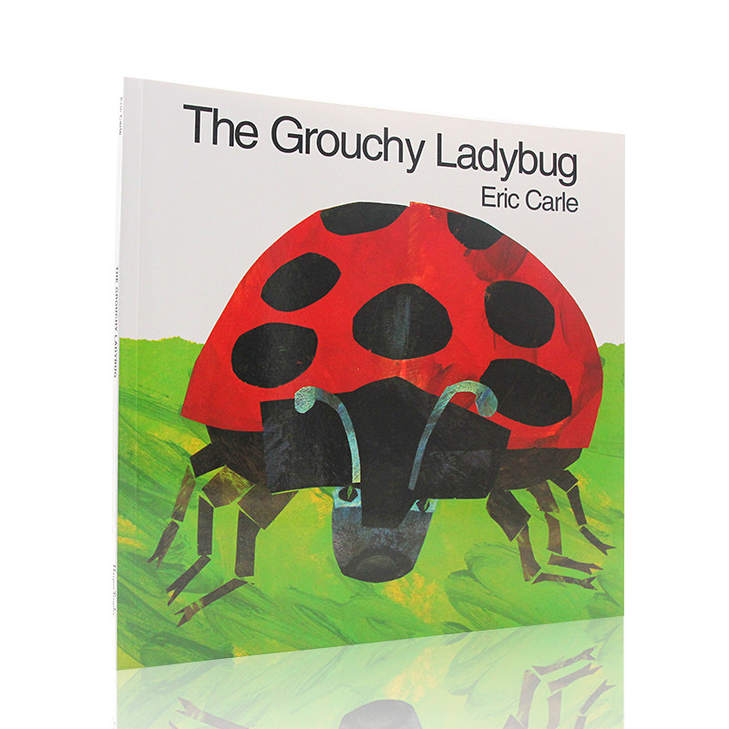 英文原版繪本The Grouchy Ladybug 愛生氣的瓢蟲 Eric Carle 卡爾爺爺 平裝大開 吳敏蘭書單 兒童啟蒙圖畫書