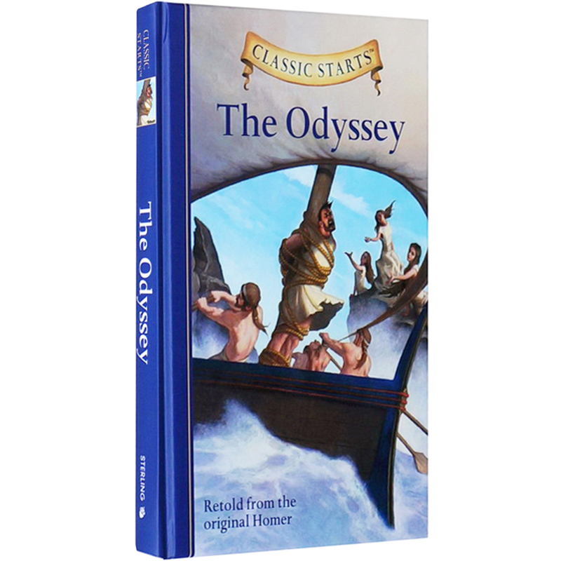 英文原版 Classic Starts The Odyssey 荷馬史詩 奧德賽 專門為孩子編的名著讀本 精裝 小説