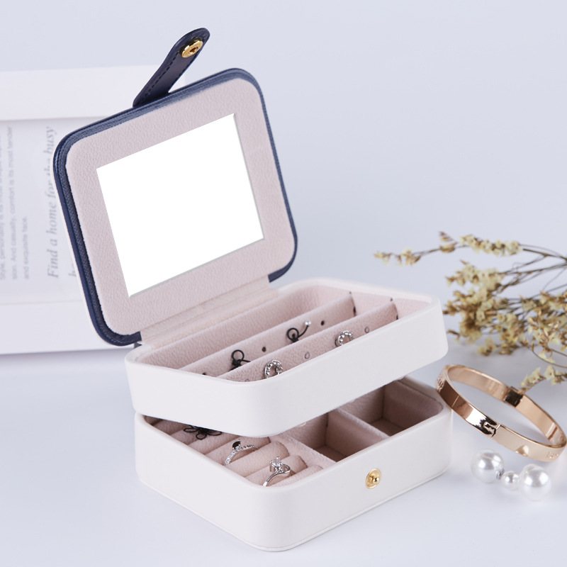 韓國創意小首飾盒 多層便攜旅行珠寶飾品盒