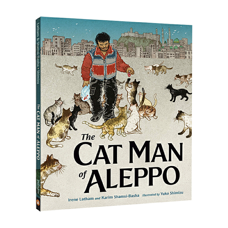 2021年凱迪克銀獎 The Cat Man of Aleppo 阿勒頗貓人 精裝 英文原版繪本 兒童啟蒙認知圖畫書