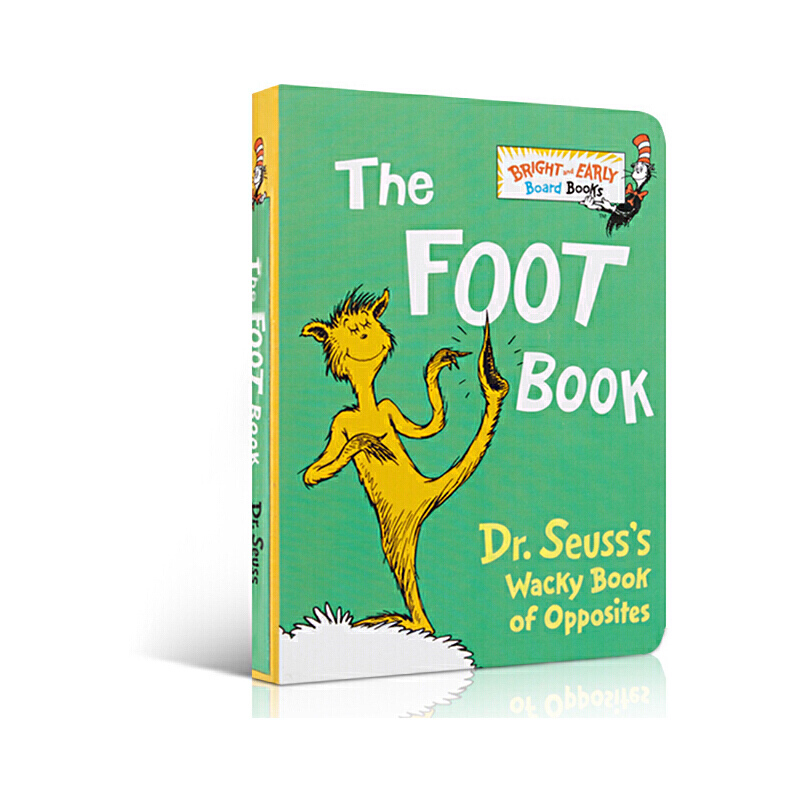 The Foot Book 千奇百怪的腳 小紙板書 dr seuss系列 蘇斯博士英文原版繪本