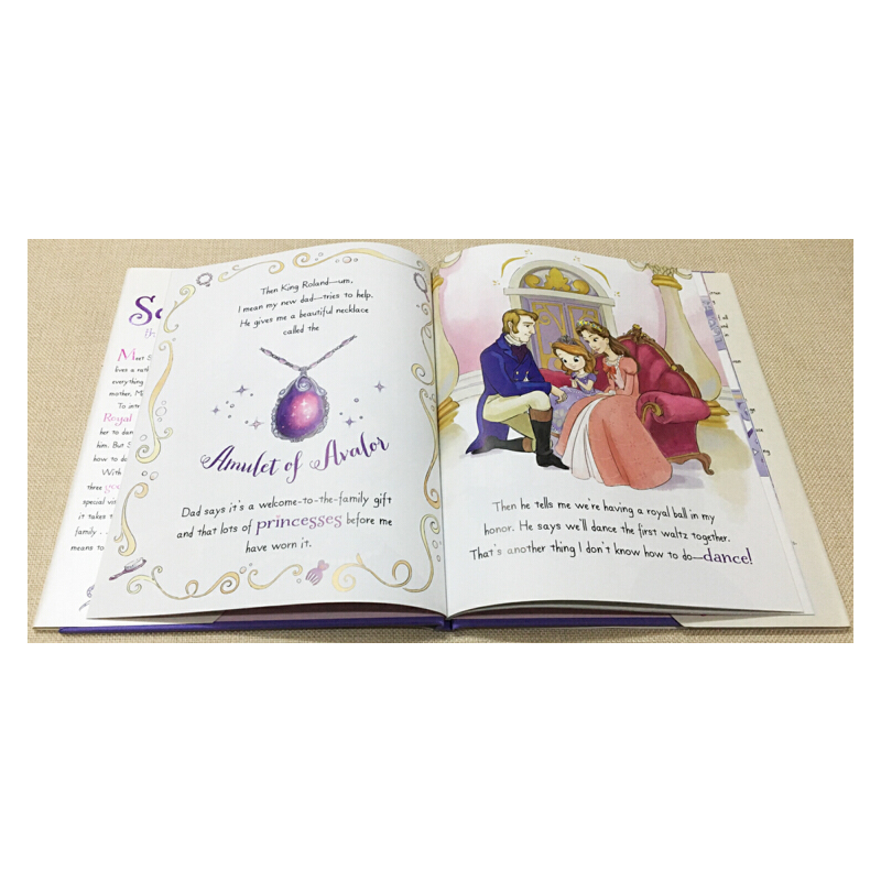 蘇菲亞公主 英文原版繪本3 6歲 Sofia the First 精裝 兒童情緒情商禮儀培養 親子共讀繪本 迪士尼圖畫故事書