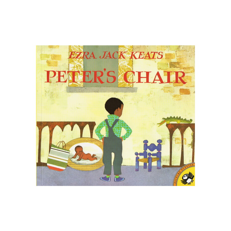 英文原版繪本 Peter's Chair 彼得的椅子 凱迪克金獎 Ezra Jack Keats 兒童啟蒙圖畫故事繪本