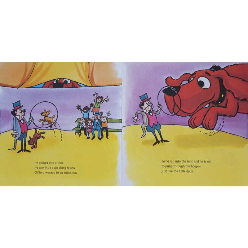 英文原版 Clifford's Big Red Box 大紅狗克里弗 10冊禮盒裝 兒童情感啟蒙趣味圖畫繪本 英語學習課外讀物