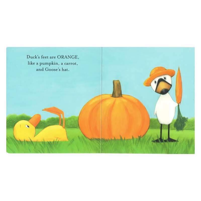 Duck And Goose 英文原版繪本0 3歲 小黃鴨和小白鵝系列 進口英語繪本 8冊紙板書 用真摯的心感動純稚的你