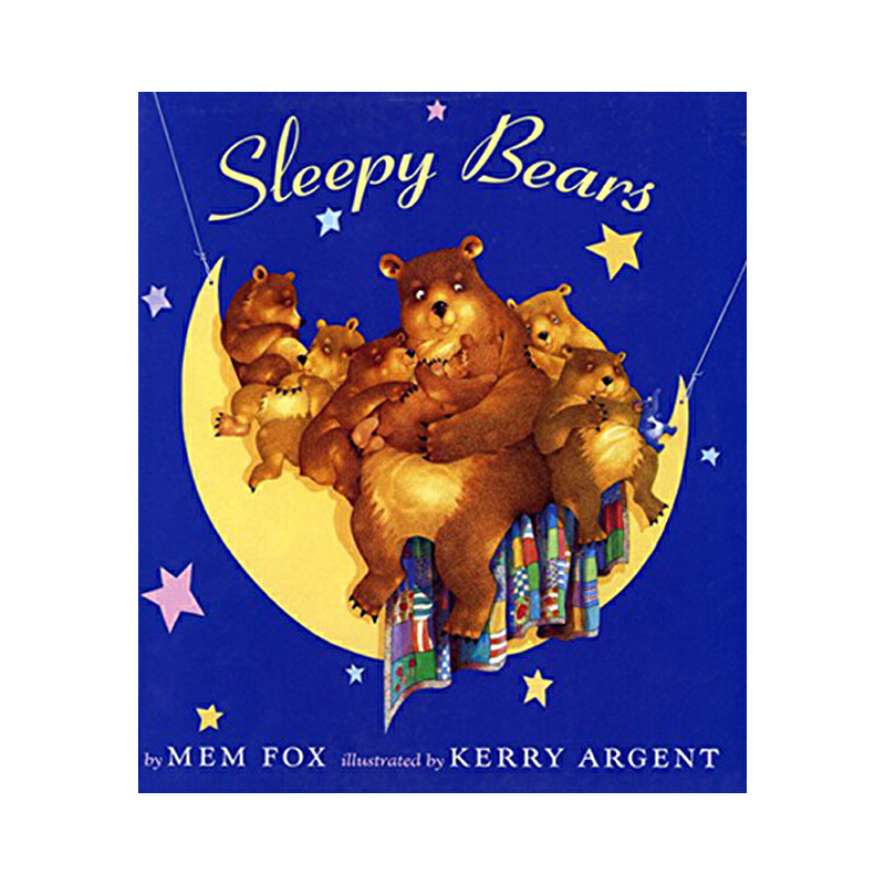 英文原版 Sleepy Bears 温馨睡前晚安讀物 Mem Fox 寶寶英語啟蒙早教繪本