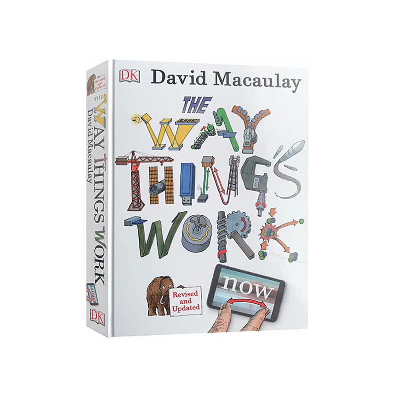 英文原版 DK萬物運轉的祕密 圖解物理啟蒙認知 The Way Things Work Now 大衞·麥考利 David Macaulay DK百科全書