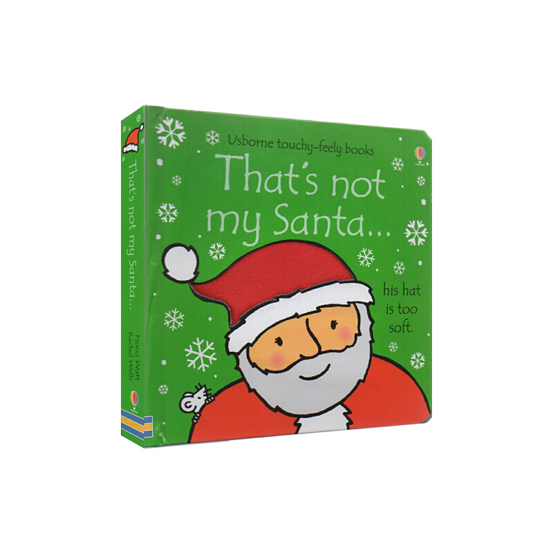 Usborne 英文原版 Thats Not My Santa... 那不是我的聖誕老人 兒童趣味觸覺認啟蒙精裝紙板觸摸書
