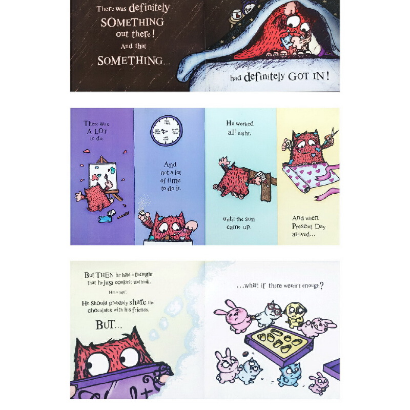 英文原版繪本 3 6歲 Love Monster 小怪獸阿蒙 4冊套裝 兒童情緒情感教育故事書