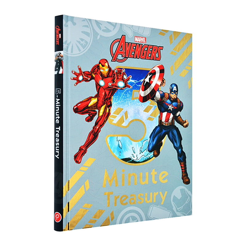 漫威復仇者聯盟五分鐘故事 英文原版 Marvel Avengers 5-Minute Treasury 含綠巨人 美國隊長 鋼鐵俠 雷神等