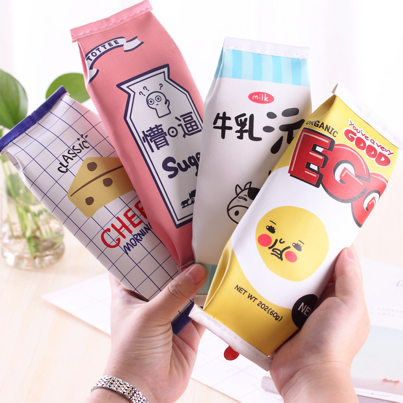 韓版文具筆盒仿真趣味零食文具袋學生大容量鉛筆袋