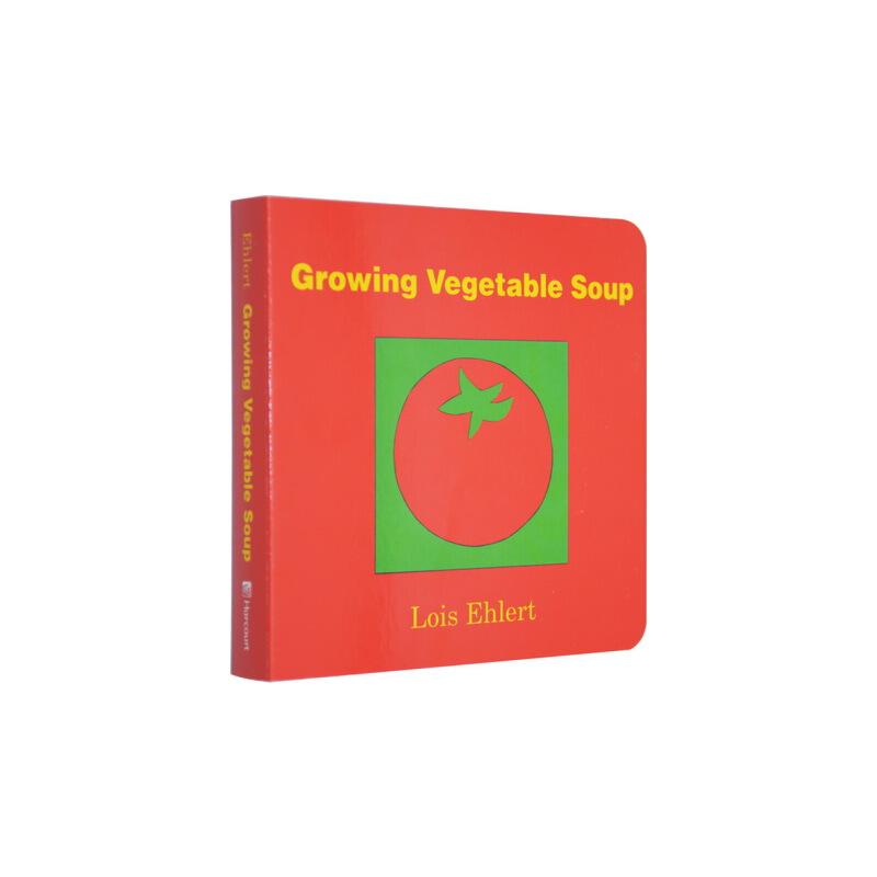 #Growing Vegetable Soup 英文原版 種出五彩蔬菜湯 Lois Ehlert 洛伊絲·艾勒特 兒童啟蒙色彩紙板書 color zoo同作者