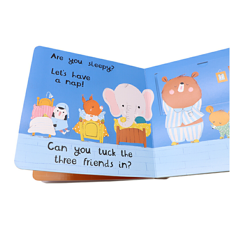 英文原版繪本Bear and Mouse Go to Nursery 去幼兒園 小熊寶寶和鼠寶寶系列機關操作書 趣味親子互動遊戲書幼兒童啟蒙認知玩具書 1-6歲